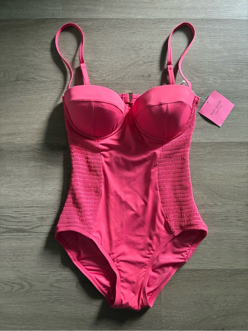 Kate Spade🌸Pink Cloud Bustier UW  Sm NWT